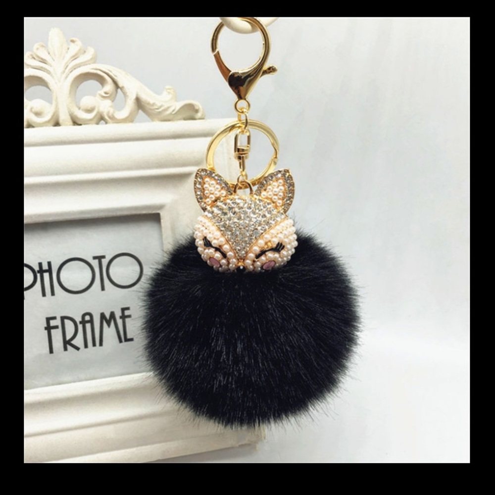 Pom Fox Keychain